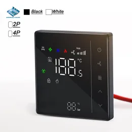 Smart Home Control 24V 220V Economy Cevostat Cena termostatowa do ogrzewania chłodzenie 2p/4p