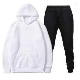 Herren Tracksuits BodySuit Hoodie Fr￼hling Herbstmantel 2022 Modische Farbe Cloor Casual Sportswear zweiteilige Set