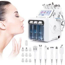 美容装備6 in 1 Hydra Facial Machine RF Skin Rejuvenaiton MicroDermabrasion Hydro皮膚皮膚溶離液体除去Hydrafacia