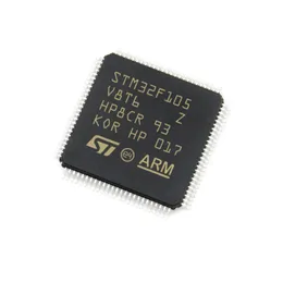 Novos circuitos integrados originais STM32F105V8T6 IC CHIP LQFP-100 72MHz Microcontrolador