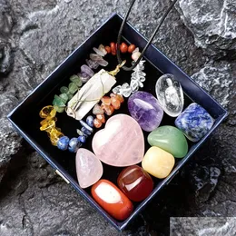 Pedras de pedras soltas Cristais de atacado e pedras preciosas Chakra Chakra Stones Espiritual para Mulheres Ansiedade Gem entrega 2021 Jóias Yydh Dhu3c