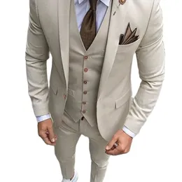 Men's Suits Blazers Fashion Men Suits Malt Color Custom Made Man's Suit 3PcsJacketPantsVestTailor-made Wedding Blazer Trousers Dinner Party Wear 220909