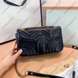 Zincirler mektup tasarımcısı crossbody Çanta Lüks Tasarımcı Marka Moda marmont Omuz Çantaları Kadın çanta telefon çantası cüzdan mizaç