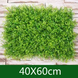 Faux Floral Greenery 40x60 см. Искусственные растения симуляция пластиковая трава коврик домашний сад забор.
