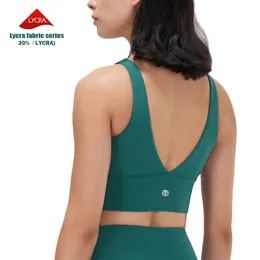 Reggiseno da yoga a V profonda bella schiena Yoga Outfit gilet a collo alto fitness per donna raccolto con top sportivo da donna con pettorina VELAFEEL