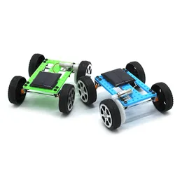 Mini DIY nauka solarne zabawki samochodowe zabawki edukacyjne dla dzieci energia słoneczna energia samochody wyścigowe eksperymentalny zestaw popularnych prezentów dla dzieci 93