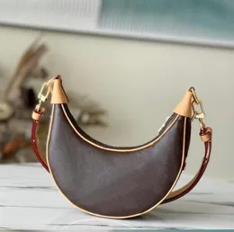 Bolso Baguette de media luna con lazo, bolso de diseñador para mujer, bolso de mano con cadena de Croissant de cuero genuino, bolso de mano tipo bandolera, bolso de hombro