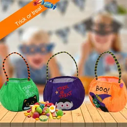 Хэллоуинская сумка с конфеты тыква сумочка с капюшоном круглая сумма для ковша или угощение подарочные пакеты для фестиваля