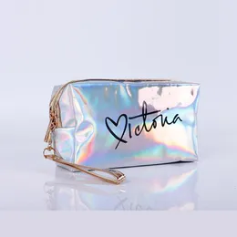 Cosmetic Bags Waterproof Laser Deisgn Women Jelly Make Up Bag PVC Pouch Wash Toiletry Travel Organizer Case Mujer Bolsas