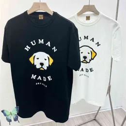 T-shirt da uomo Uomo Donna Summer Top Tee Dog Stampa T-shirt HUMAN MADE T220909