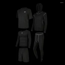 Men's Tracksuits Fitness/running/basketball/training/daily Wear Sports Suits Five-piece