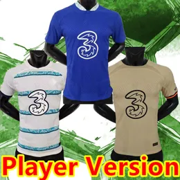 Voetballen Jerseys voetbaltruien speler versie 22 23 voetbal jersey Pulisic Mount Havertz Sterling Jorginho 2022 2023 voetbalshirt Mini Kids Set Kits