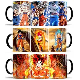 Super Goku Thermal Magic Color Change 11oz Ceramic Tea Cup Coffee Cup Friend Birthday Present