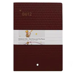 Neue Luxus #146 Notepads Schwarzbraunes Leder Cover Agenda Kalender handgefertigtes Note Buch Klassiker Periodical Diary Business Notebook A5