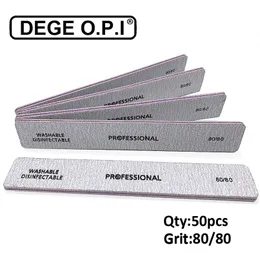 Nail Files 50PCS25PCS Big Size 8080 Grit Washable Replaceable For Strong Sandpaper s Accessories Tools 220909