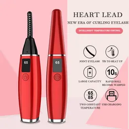 Eyelash Curler Electric Heating Curling Tool USB Smart Digital Display LongLasting Styling AntiScalding 220909