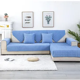 Krzesło obejmują stały kolor krótki pluszowy narożny sofa sofa przeciw poślizgu zima zagęszczacze gęstwy tylny ręcznik pełny do salonu