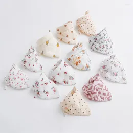 Hair Accessories Born Baby Bibs Four-layer Cotton Bandana Boys Girls Feeding Smock Infant Burp Cloth Saliva Towel