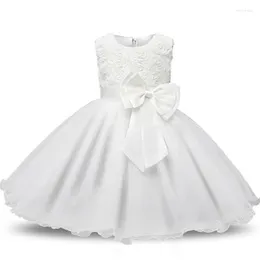Girl Dresses Princess Sequin Flower Skirt Summer Tutu Wedding Birthday Party Dress Children's Clothing Teenager Prom
