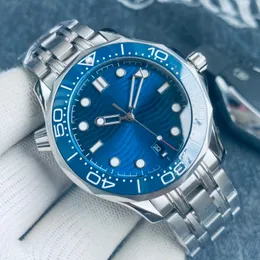 Mens Watch relógios de luxo 300 AAA RELÓGIOS Automáticos James 007 Qualidade Resistente à Água Deslize Suave Segunda Mão Luminosa Men's257p