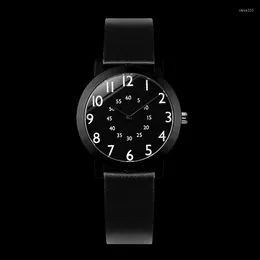 ساعة معصم 2022 ENMEX الأصلي تصميم الإبداع فتاة wristwatch رقم القفز سيدة واث هدية موجز وجه بسيط الوجه الفولاذ الساعات الكوارتز