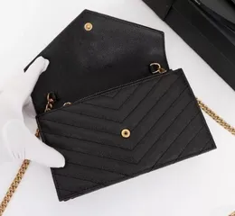 Super Top 2022 Genuine Leather Women Bag High Quality Original Box Messenger Shoulder Handbag Purse Cross Body Chain Clutch Bags