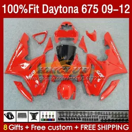 Обтекание плесени для инъекций для Daytona 675 675r 2009-2012 Bodys 150no.26 Daytona675 09 10 11 12.
