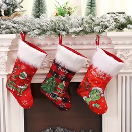 Decorações de Natal Merry Socks Papai Noel Pingente de Árvore Gnome Gnome para casa Presente de Natal 220912