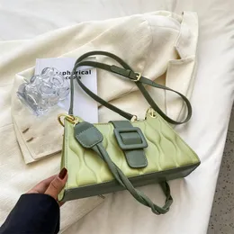 Torby wieczorowe 2022 MALE MAŁE PU Skórzany Crossbody For Kobiet Hit Prosty Fashion Rope Ruse Bag na ramię Lady Luksusowe torebki i torebki