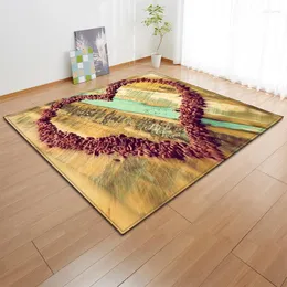 Carpets Valentine's Day Carpet Living Room Foyer Kitchen Heart Lover Floor Mat