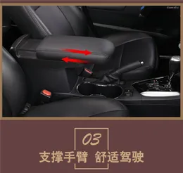 Creta IX25 IX35 2022-2022 용 자동차 주최자 Armrest Box 긴 높이의 개조 지원 장식 액세서리