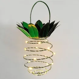 Strings Wodoodporne dekoracje ogrodowe Ananas Światło Słoneczny Nocny Filament żarówki imprezowe lampy sznurkowe Vintage Lampa wiszące