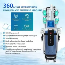 強力な5ハンドルCryo Slimming Machine Lipo Massage Cryolipolyse脂肪凍結スリムトリートメントボディReshape Freez