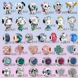 Novos acessórios de pulseira de prata esterlina 925 populares contas de charme para pulseira Pandora original mulheres que fazem joias DIY presente com caixa original