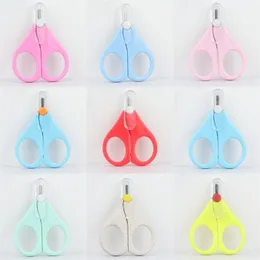 Baby handwork-scissors Party Favor Babys Short mouth nail-scissors kids nails clippers Safety care round head scissors T9I002072