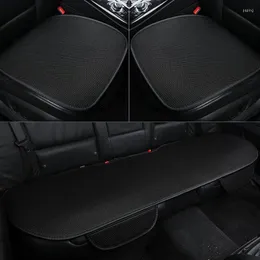Almofada para assento de carro capa de seda gelo estilo universal antiderrapante antiderrapante respirável para cadeira de motorista