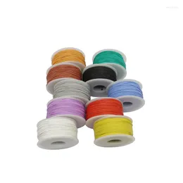 Lighting Accessories 50 Meters Silicone Wire 30AWG Diameter 1.2mm Stranded Tinned Copper And Cable 10 Colors Optional DIY