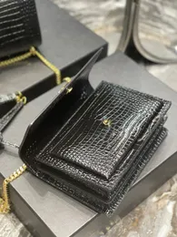 ysllbag Bag Yslssbag Women Bag Handbag Fashion Crossbody genuine leather Crocodile pattern High quality chain shoulder bags YB22 Messenger Clutch Cross Body DG3X