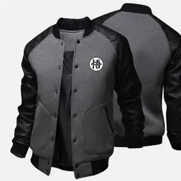 Herrjackor Zogaa Marca Ropa Deportiva Anime Z Topps Chaqueta Abrigo Chaqueta Fresca Cuello de Retales Casual Slim Fit Chaquetas Harajuku 220912