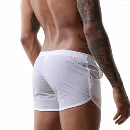 Underpants CLEVER-MENMODE Men's Boxer Shorts Loose Underwear Knickers Nightwear Panties Sexy Trunks Sleep Bottoms Cueca Homme
