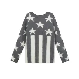 Star Jumper Men Premium Design Top Sweater Top Brand Mohair Жаккард Свитер Женщины Оригинальный фут