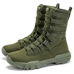 Botas de alta qualidade masculino deserto militar tático para caminhadas ao ar livre Sapatos de combate Ultralight Men 220913