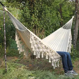 Camp Furniture Double-Hammock quintal de camping de tentativa de uso ao ar livre 2 pessoas e para alpendre