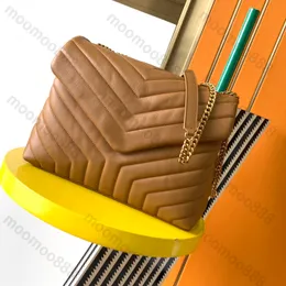 12A Top Tier Lagre Loulou Quilted Flap Bag Mirror Quality Womens Real Leather Envelope Luxury Designer Handbag Calfskin Black Shoulder Gold Chain Strap Box Bag