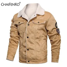 Mens Leather Faux Chaifenko Motor Jackets Winter Fleece Casual Biker Brand Clothing Fashion päls krage jacka kappa män 220912