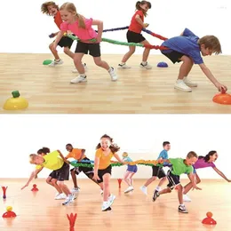 Resistance Bands Elastic Fleece Cooperative Stretchy Band Integrations Dynamic Movement Exercise Team Cooperation Work Develop Outdoor Sport