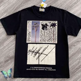 mens designer t shirt Men's T-shirts Cav Empt 100% Cotton High Quality Receive Antenna C.e Cavempt t Coconut Tree Print Pure mens t shirt designer tshirt