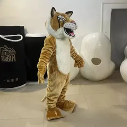 2022 Performance Tiger Puppet Mascot Costumes Halloween Natale Personaggio dei cartoni animati Abiti Suit Pubblicità Carnevale Unisex Outfit