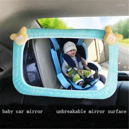 Interior Accessories Sefety Seat Baby Car Mirror Unbreakable Rear View Child Observation Reverse Basket Reflective