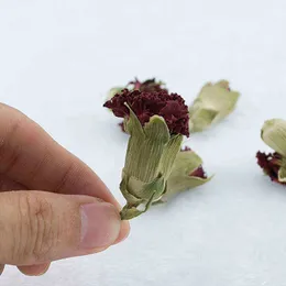 Vegetazione floreale finta 15 pezzi boccioli di garofano fiori secchi naturali fiori stampati fai da te San Valentino matrimonio Natale accessori per la decorazione dell'ufficio J220906